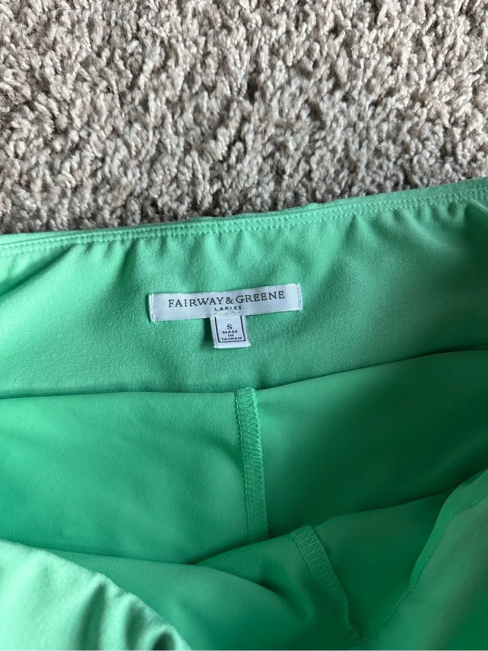 Fairway & Greene Green Golf/Tennis Skirt